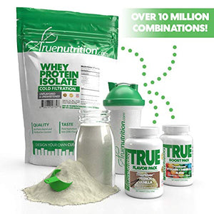 5LBS Unflavored Egg White Protein Powder - Low Carb, Paleo, Keto, Carnivore, Lactose-Free, Gluten-Free - Customize Your Protein with Two Free TrueBoost or TrueFlavor Protein Shake Enhancements