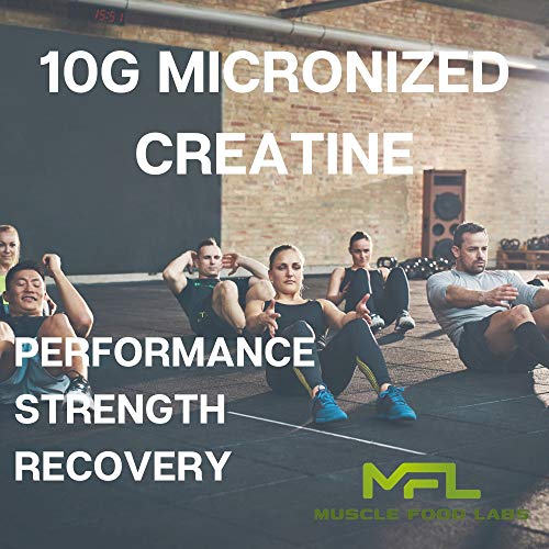 MFL Muscle Creatine | 3 Forms of Micronized Creatine | 10g | 0 Sugar | Sweetened with Stevia | All-Natural | 60 Servings (Lemonade)