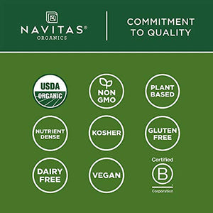 Navitas Organics Hemp Powder, 12 oz. Bag, 11 Servings — Organic, Non-GMO, Cold-Pressed, Gluten-Free