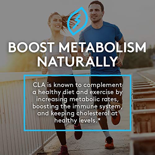 RSP Nutrition CLA 1000 Conjugated Linoleic Acid Max Strength Softgels, Natural Stimulant Free Weight Loss Supplement, Fat Burner for Men & Women, 180 Ct. (Packaging May Vary)