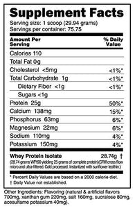 NutraBio 100% Whey Protein Isolate - Complete Amino Acid Profile - 25G of Protein Per Scoop - Soy and Gluten Free - Zero Fillers, Non-GMO, Protein Powder - Cinnamon Sugar Donut, 5lbs
