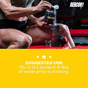 Redcon1 - Total War - Preworkout - All New (15 Servings) Boost Energy, Increased Lasting Endurance, Citrulline Malate, Beta-Alanine, Keto Friendly, (Tigers Blood)