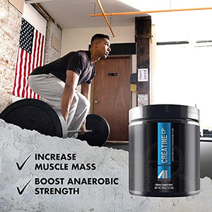 AI Wellness Creatine CP, CreaPure Creatine, Creatine Supplement Powder, Pre-Workout Creatine, Pre-Workout Energy Booster, Creatine Monohydrate, Stamina Builder, Gain Muscle and Intensify Your Workout