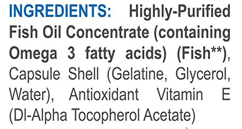 VISION DEFENDER OMEGA Eye Supplement: Care and Relief for Dry Eyes, Improve Eye Health- High Strength 1000mg Pure Omega-3 Fish Oil (400mg EPA, 200mg DHA per capsule)+Vitamin E (60 Softgels) Made in UK