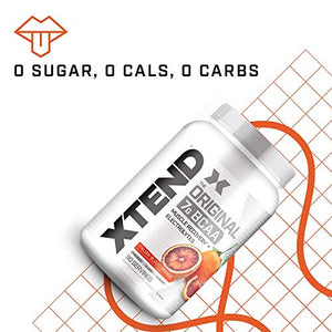 XTEND Original BCAA Powder Italian Blood Orange - Sugar Free Post Workout Muscle Recovery Drink with Amino Acids - 7g BCAAs for Men & Women - 90 Servings