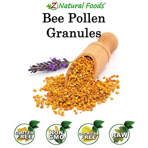 Bee Pollen Granules - Harvested in USA - 100% Pure & Unprocessed - All Natural Health Superfood Supplement - Raw, Gluten Free, Non GMO - 1 lb