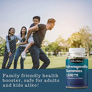 Ashwagandha Gummies by Mother Nutrient - 100 Low Sugar Gummy Made with Ashwaganda 30:1 Extract - Cortisol Stress Relief, Adrenal & Immunity Support - 1500 mg Supplement