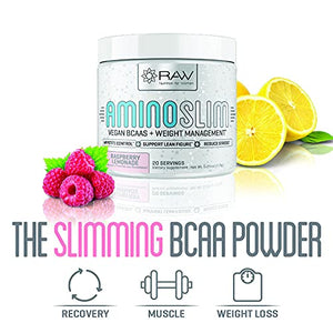 Amino Slim - Slimming BCAA Weight Loss Drink for Women, Vegan Amino Acids & L-Glutamine Powder for Post Workout Recovery & Fat Burning | Daily Appetite Suppressant, Metabolism Booster & Stress Relief