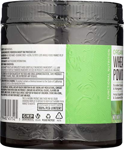 Whole Foods Market, Powder Wheatgrass Organic, 7.3 Ounce