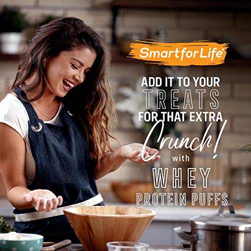Smart for Life - Whey Protein Puffs - High Protein Zero Sugar Whey Protein Isolate Puffs 3LB - 18 Grams Protein Snacks Bulk - Non-GMO, Gluten-Free - 3 Pound Box - 53 Serving