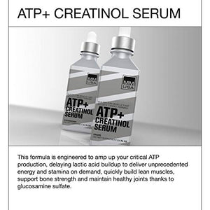 MMUSA ATP+ Creatine Serum Muscle Fuel, Fast + Clean, Pre-Workout Muscle Power, Sublingual Liquid Absorbs Instantly, Extends Endurance, No Loading or Weight Gain, Gray, Grape, 5.1 Fl Oz, (L7342G)