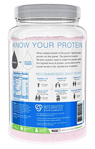 Integrated Supplements CFM Whey Protein Isolate Diet Supplement, Strawberry, 868g
