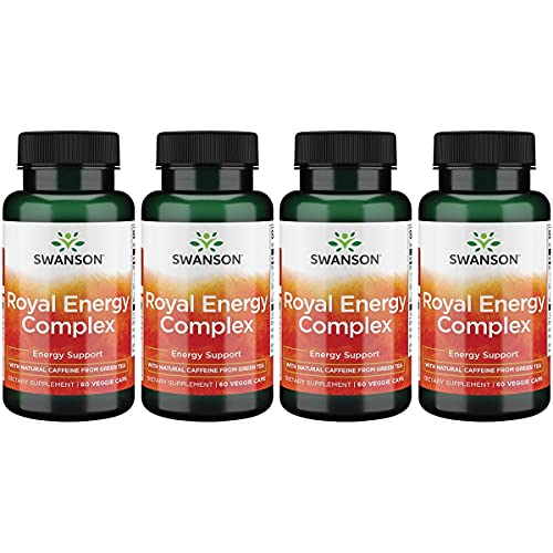 Swanson Royal Jelly Energy Complex 60 Veg Capsules (4 Pack)
