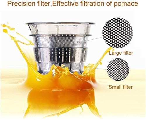 QIN Slow Masticating Extractor Easy to Clean Cold Press Juicer, with Reversal Function,BPA-free Masticating Juicer with Juice Jug