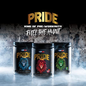 Pride by EHPlabs Pre-Workout Supplement - Energy Booster, Sharp Focus, Epic Pumps & Faster Recovery - 40 Servings (Blue Slushie)