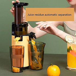 XBYUNDING Juicer Machines，Slow Masticating Juicer With Slow Press Masticating Squeezer Technology for Fruits,Vegetables and Herbs,Slow Juicer with Compact Design