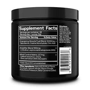 JNX Sports The Curse! Pre Workout Supplement - Intense Energy & Focus, Instant Strength Gains, Enhanced Blood Flow - Nitric Oxide Booster with Creatine & Caffeine - Men & Women | Lemon Rush | 50 SRV