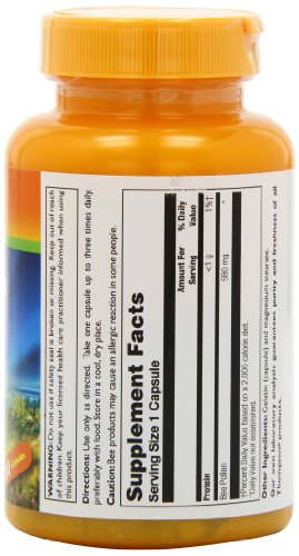 Thompson Bee Pollen , 580 Mg, 100 Capsules, (Pack of 2)