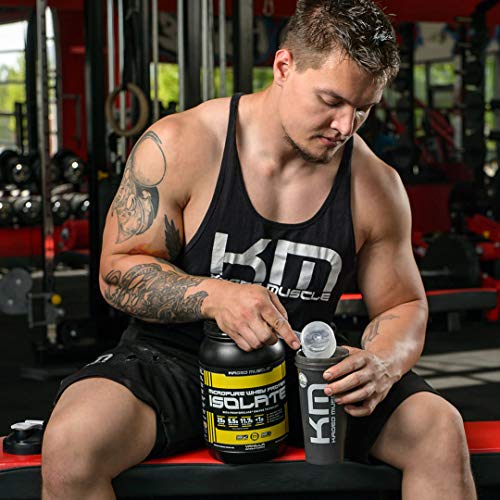Kaged Muscle Whey Protein Powder 100 Whey Protein Isolate for Post Workout Recovery 3lbs, Chocolate, 48 Ounce