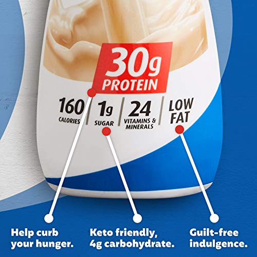 Premier Protein Shake, Vanilla, 30g Protein, 1g Sugar, 24 Vitamins & Minerals, Nutrients to Support Immune Health 11.5 Fl Oz (Pack of 12)