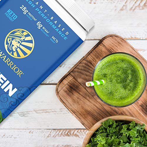 Sunwarrior Warrior Blend - Organic Vegan Plant Protein Powder with BCAAs and Pea Protein - Dairy Free, Gluten Free, Soy Free, Non- GMO, Plant Based Protein Powder, Sugar Free and Keto Friendly