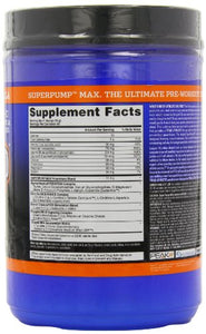 Gaspari Nutrition Super Pump Max, Pre Workout Supplement 40 Servings, Non-Habit-Forming, Sustained Energy & Nitric Oxide Booster Supports Muscle Growth, Recovery & Replenishes Electrolytes, Orange