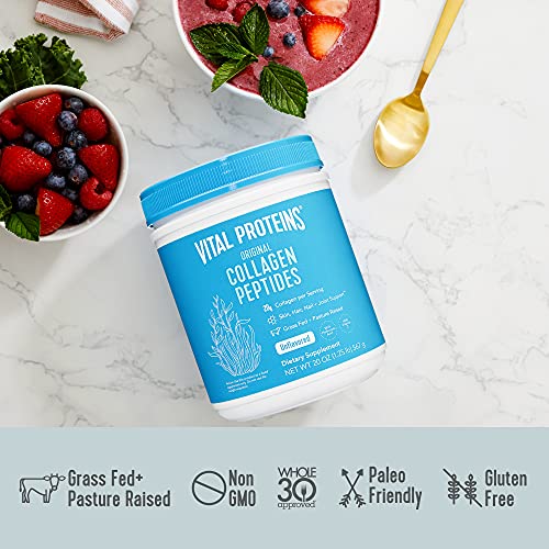 Vital Proteins Collagen Peptides Powder Supplement, Unflavored, 20 oz