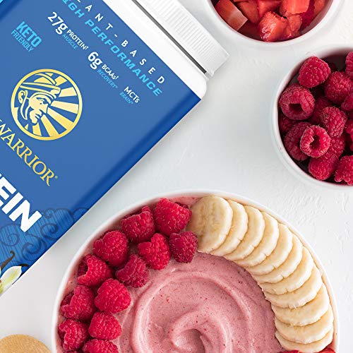 Sunwarrior Warrior Blend - Organic Vegan Plant Protein Powder with BCAAs and Pea Protein - Dairy Free, Gluten Free, Soy Free, Non- GMO, Plant Based Protein Powder, Sugar Free and Keto Friendly