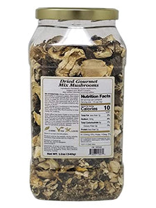 The Wild Mushroom Co. Dried Gourmet Mix European Mushrooms 12 Ounces (340g)