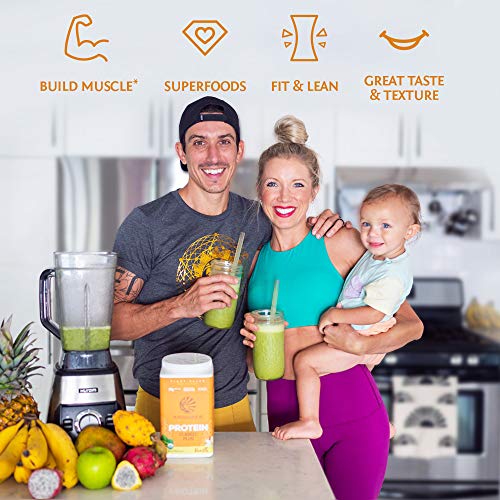 Sunwarrior Classic Plus Organic Vegan Protein Powder with BCAAs and Pea Protein, Dairy Free, Gluten Free, Soy Free, Non- GMO, and Keto Friendly, (Vanilla) (30 Servings (Pack of 1))