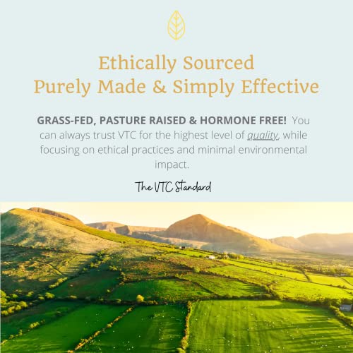 VitaTradingCo. Grass-Fed Collagen Peptides Plus Hyaluronic Acid and Vitamin C | Pasture Raised | Paleo & Keto Friendly | Gluten and Dairy Free | Non-GMO | Type I and III | Unflavored | 30 Servings