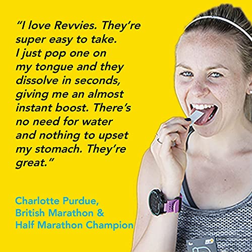 Revvies Extra Strength Energy Strips | Cola Lemon | 15 Strips | 100mg Caffeine Strip | 1 Strip = 1.25 x Energy Drink | Less Than 2 Calories | Vegan | 3 x 5PK