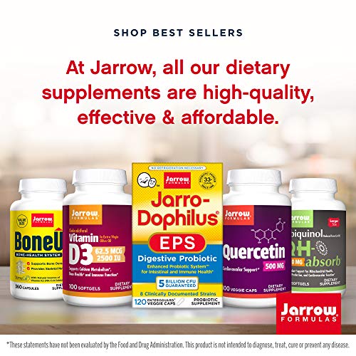 Jarrow Formulas Curcumin Phytosome 500 mg - 120 Veggie Caps - Formulated with Meriva - Antioxidant Support - Curcumin Absorb Delivery System - 60 Servings