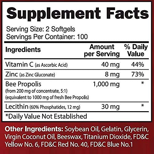 Super Bee Propolis Complex High Concentrate Propolis (200 Capsules)