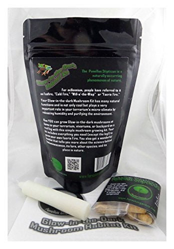 Forest Organics Glow in the Dark Mushroom Growing Habitat Log Kit