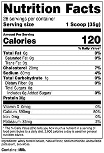 Nutricost Whey Protein Isolate (Strawberry) 2LBS