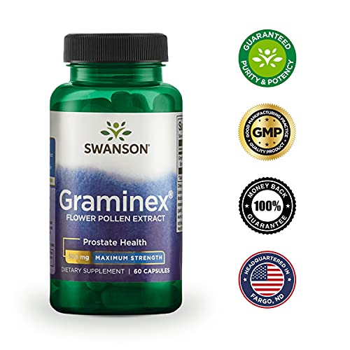 Swanson Graminex Flower Pollen Extract - Maximum Strength 500 mg 60 Caps (4)