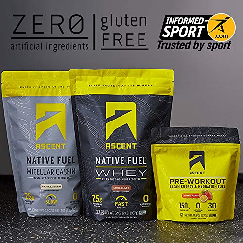 Ascent Native Fuel Whey Protein Powder - Chocolate - 2 lbs