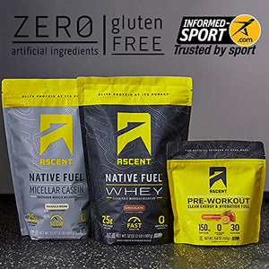 Ascent Native Fuel Whey Protein Powder - Lemon Sorbet - 2 lbs