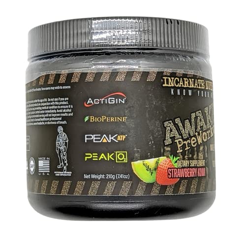 Awaken Pre Workout for Men and Women – Preworkout Clean Energy with PeakATP, and Beetroot Powder for Power and Endurance – Made in USA – 20 Servings