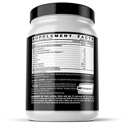 Nutrex Research Outlift Value Size | Clinically Dosed Pre-Workout Powerhouse, Citrulline, BCAA, Creatine, Beta-Alanine, Taurine, Banned Substance Free |30 Servings (Fruit Punch)