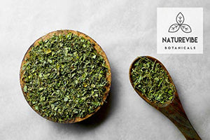 Naturevibe Botanicals Organic Dried Fenugreek Leaves (Kasoori Methi), 1 ounce (28gm) | Used for cooking | Adds Flavor