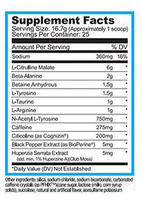 Ryse PRE Workout | Ryse Up Supplements | Fuel Your Greatness | Energy, Endurance, Focus, Next Level Pump, Citruline, Taurine, Arginine, CarnoSyn Beta Alanine, 20 Servings (Freedom Rocks)