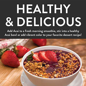 Organic ACAI Powder (Freeze-Dried) | 2oz Resealable Kraft Bag | 100% Raw Superfood Berry From Brazil | by FGO