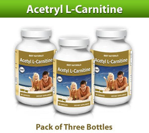 Best Naturals Acetyl L-Carnitine 500 Mg 120 Capsules (120 Count (Pack of 3))