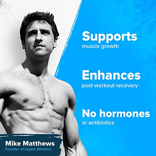 Legion Whey+ Unflavored Whey Isolate Protein Powder from Grass Fed Cows - Low Carb, Low Calorie, Non-GMO, Lactose Free, Gluten Free, Sugar Free, All Natural Whey Protein Isolate , 30 Servings…