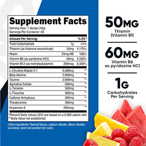 Nutricost Pre-Workout Complex Powder Fruit Punch (60 Serv)