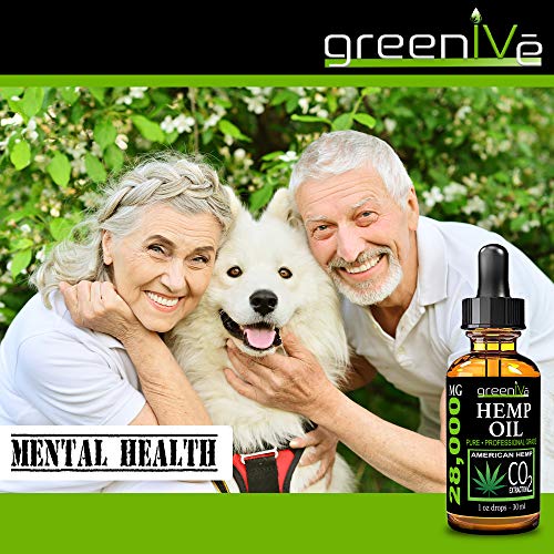 GreenIVe 28,000mg Hemp Oil with Vegan Omegas C02 Extraction Exclusively on Amazon (1)