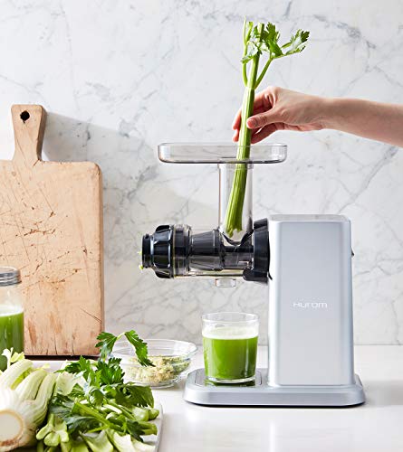 Hurom Celery and Greens Slow Juicer, Silver