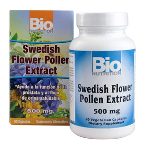 Bio Nutrition Swedish Flower Pollen Extract, 500 Mg, 60 Count